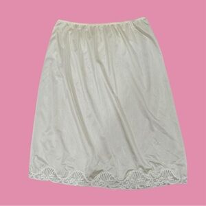 Vintage Mini Lace Skirt (not see-through) with lace detail